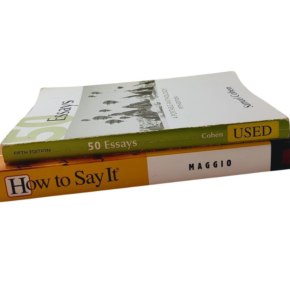 2-Book Bundle: "How to Say It" & "50 Essays" 5th Edition